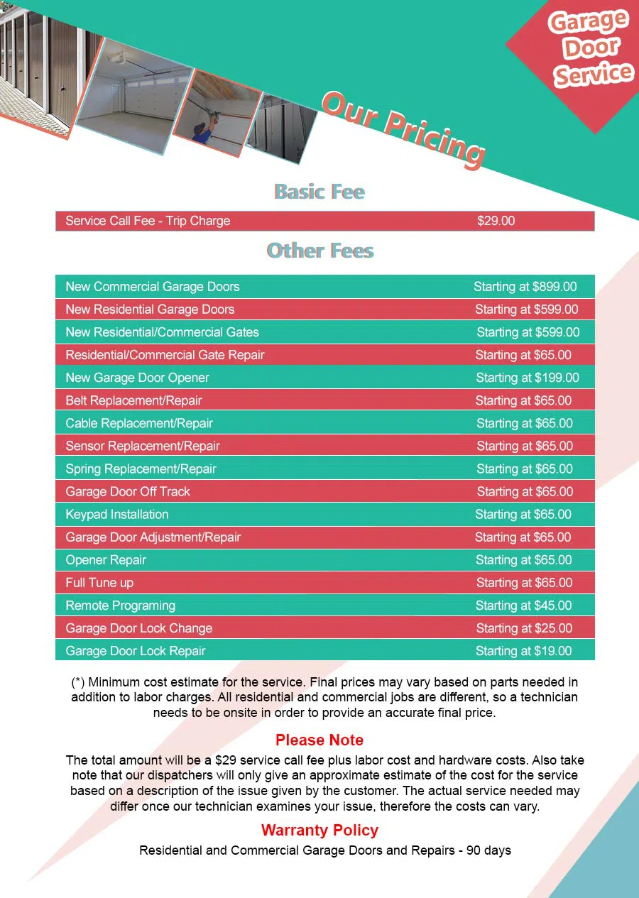 Central Garage Door Repair Service Dighton, MA 508-455-5099